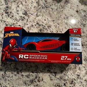 NEW RC Spider-Man race car with remote Easter Basket Birthday Gift Present